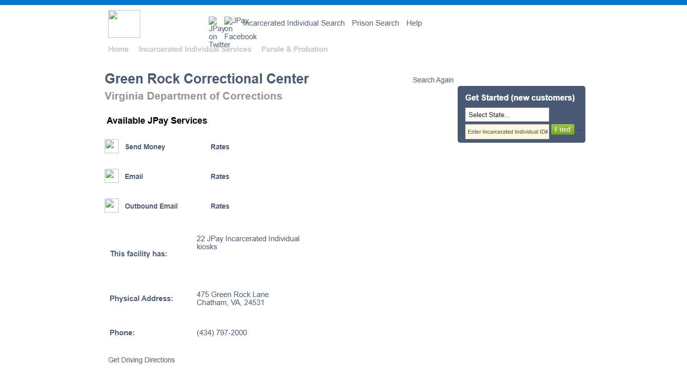 Green Rock Correctional Center